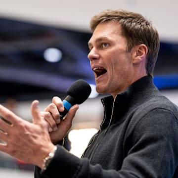 Tom Brady appears at American Dream for the grand opening of Card Vault by Tom Brady 