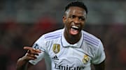Vinicius Jr foi eleito o craque do jogo na goleada do Real Madrid sobre o Liverpool na Champions League