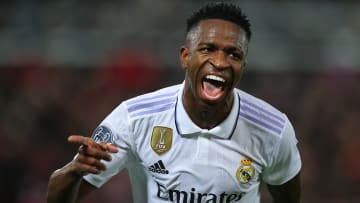 Vinicius Jr foi eleito o craque do jogo na goleada do Real Madrid sobre o Liverpool na Champions League