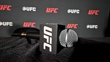 General view outside of Ball Arena before the start of UFC Fight Night: Denver. 