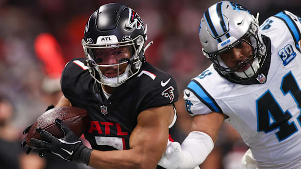 Falcons RB Bijan Robinson will be a top-five overall pick in both redraft and dynasty startup fantasy leagues in 2025.
