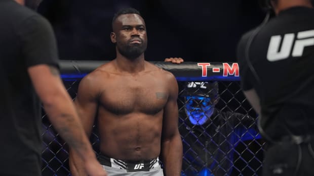 Uriah Hall in his final UFC fight in 2022.