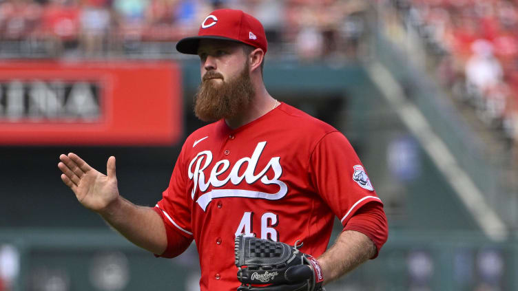 Cincinnati Reds relief pitcher Buck Farmer.