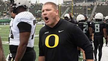 Oregon's national championship hopes rest on Dante Moore's growth at quarterback and improvement on the defense.