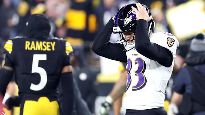 The Ravens lost to the Steelers and were eliminated from playoff contention after Tyler Loop missed the game-winning field goal. The Ravens lost to the Steelers and were eliminated from playoff contention after Tyler Loop missed the game-winning field goal.