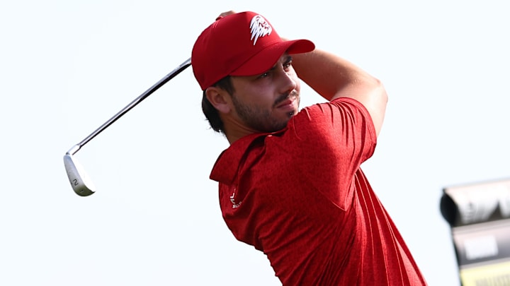 Josele Ballester claimed his first pro victory at the Saudi International. Josele Ballester claimed his first pro victory at the Saudi International.