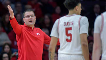 Bradley head coach Brian Wardle 