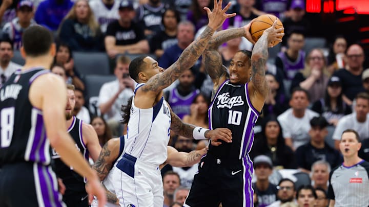It was a disappointing first season for Kings forward DeMar DeRozan, as the team was knocked out of the playoffs by the Mavericks. It was a disappointing first season for Kings forward DeMar DeRozan, as the team was knocked out of the playoffs by the Mavericks.