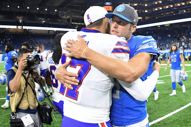 Josh Allen and Matthew Stafford