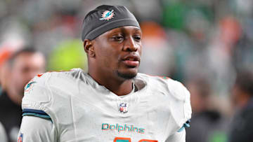 Miami Dolphins linebacker Channing Tindall