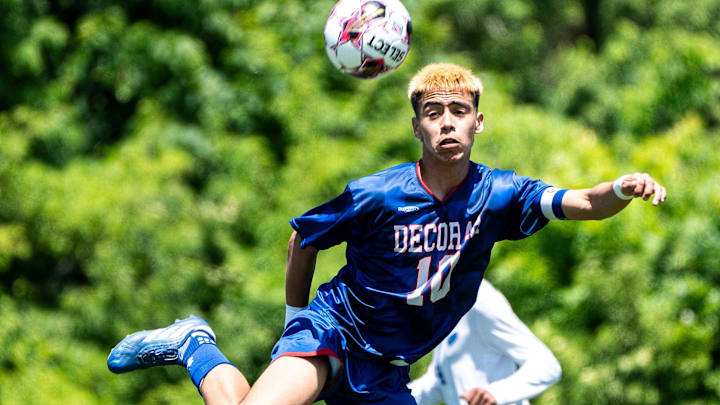 The Decorah boys soccer team will not have a conference to compete in beginning with the 2025-26 season. They qualified for the state tournament last year. 