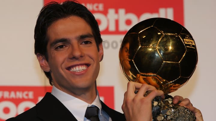 AC Milan's Brazilian midfielder Kaka pos