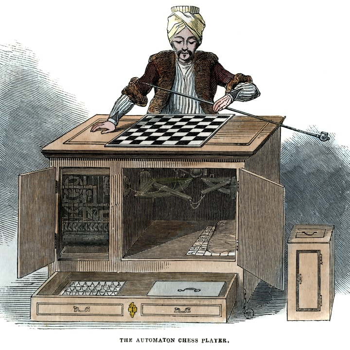 'The Automaton Chess Player', 1845.