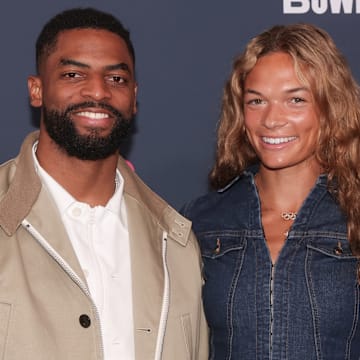 Anna Hall and Darius Slayton