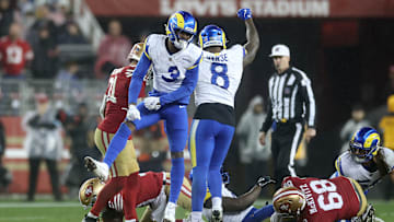 Los Angeles Rams Kamren Curl, Jared Verse v San Francisco 49ers