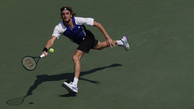 Tsitsipas fell to Thanasi Kokkinakis in the first round of the U.S. Open.