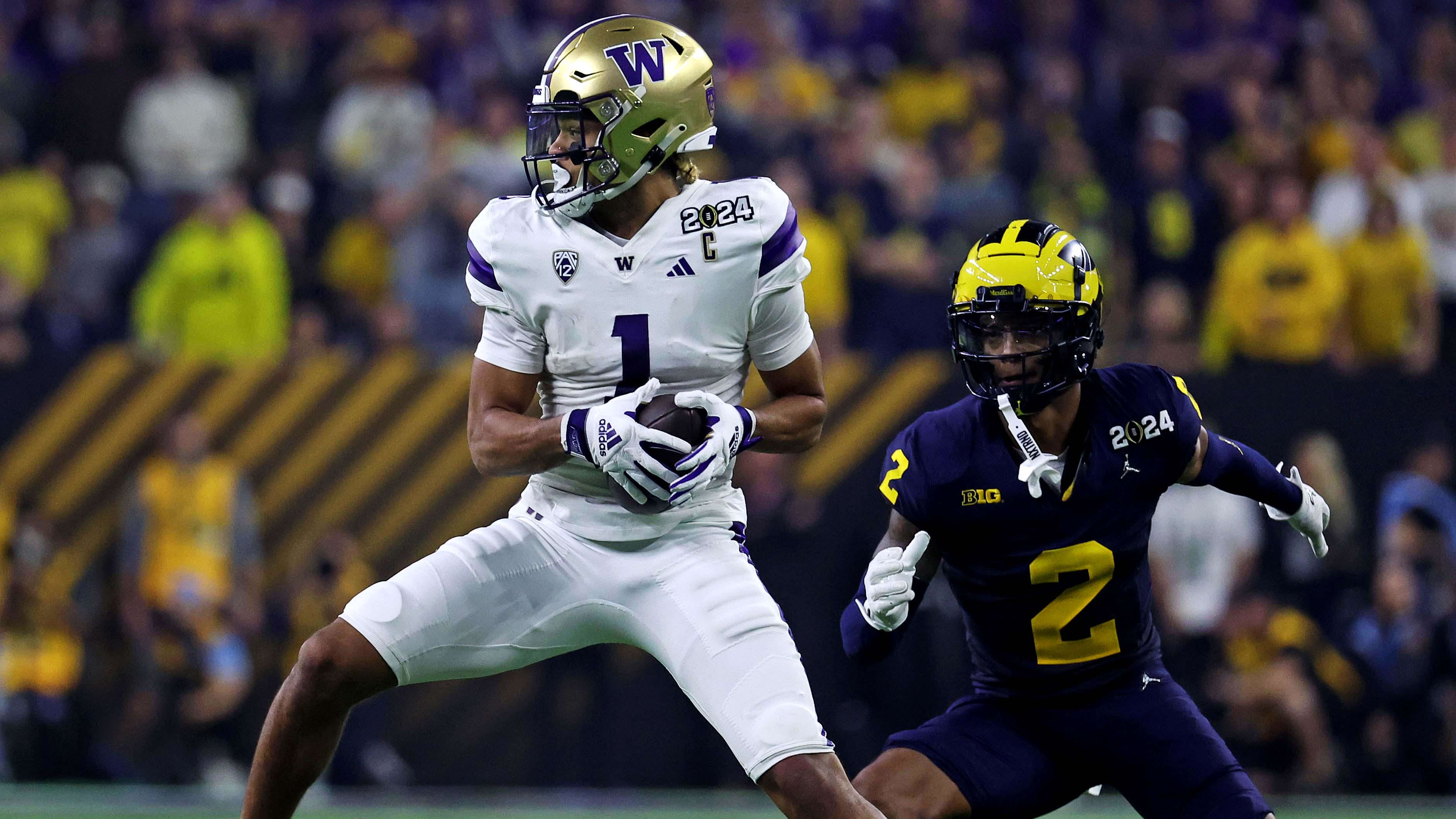 New York Jets Draft Prospect Washington Receiver Rome Odunze