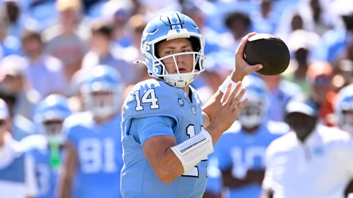 North Carolina Tar Heels quarterback Max Johnson is entering the transfer portal.