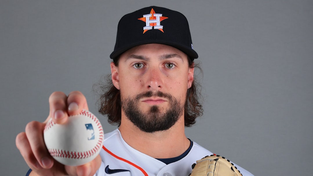 Houston Astros pitcher Ryan Weiss 