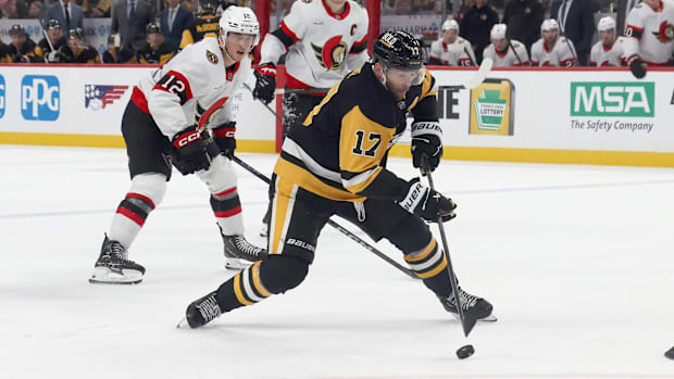 Pittsburgh Penguins right wing Bryan Rust