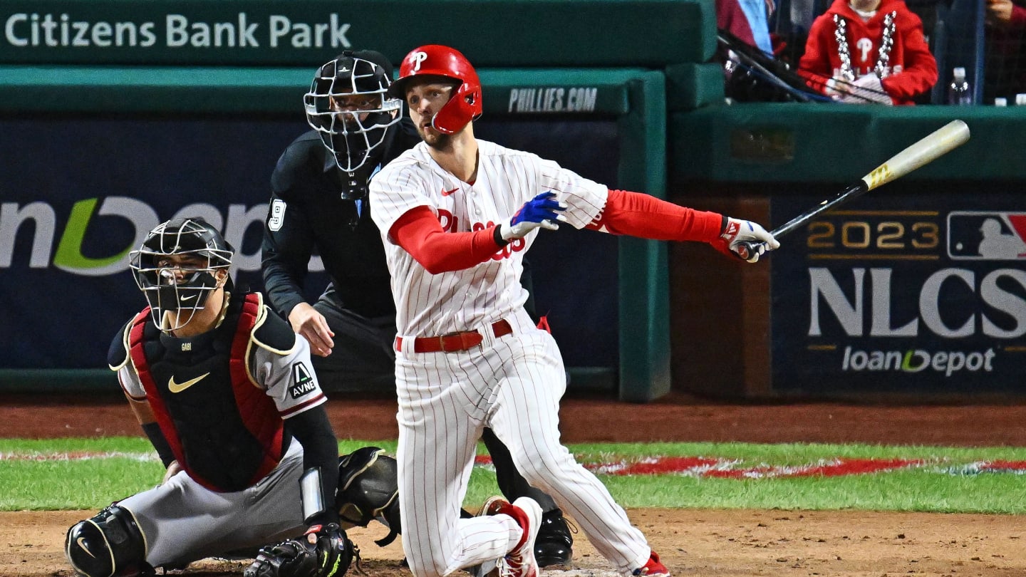 Trea Turner's solo home run, 10/12/2023