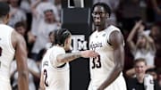Texas A&M Aggies center Federiko Federiko reacts during the second half against the Texas Southern Tigers at Reed Arena.