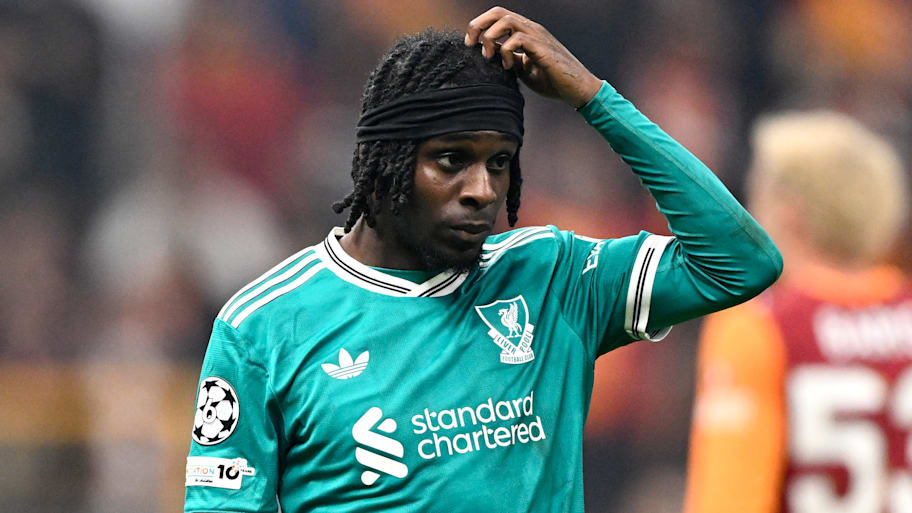Jeremie Frimpong scratchy his head.