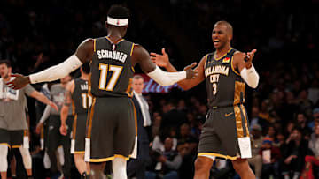Dennis Schroder and Chris Paul, Oklahoma City Thunder