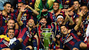 Javier Mascherano, Lionel Messi, Neymar, Luis Suarez