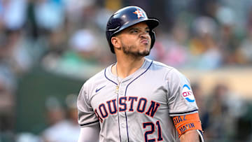 Houston Astros catcher Yainer Diaz