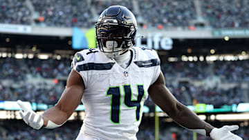 DK Metcalf of the Seattle Seahawks