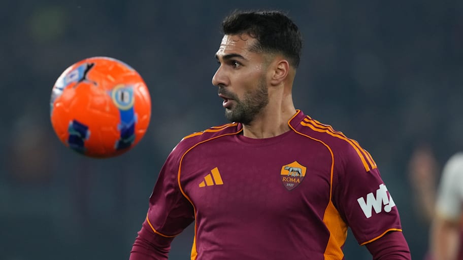 Zeki Çelik looking at a ball.