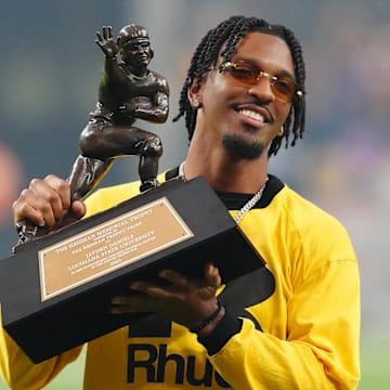 Jayden Daniels won LSU's third Heisman Trophy in 2023.