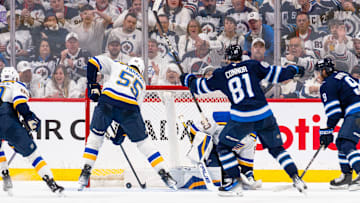 St Louis Blues v Winnipeg Jets - Game One