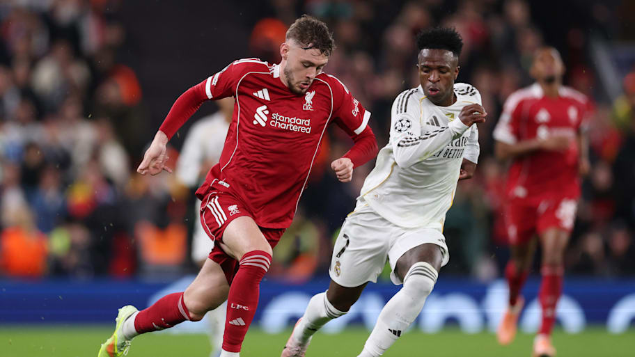 Conor Bradley and Vinicius Junior