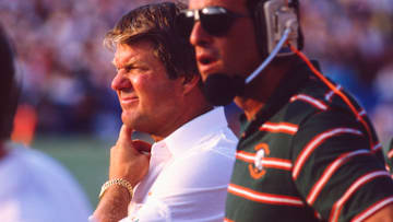 Miami Tackles Michigan at the Big House 1988