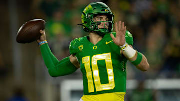 It's tough to pick an Oregon Mount Rushmore of quarterbacks that wore 8, 10 or 12.