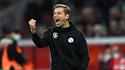 Hatte am Samstagnachmittag Grund zum Jubeln: Wolfsburg-Trainer Florian Kohfeldt