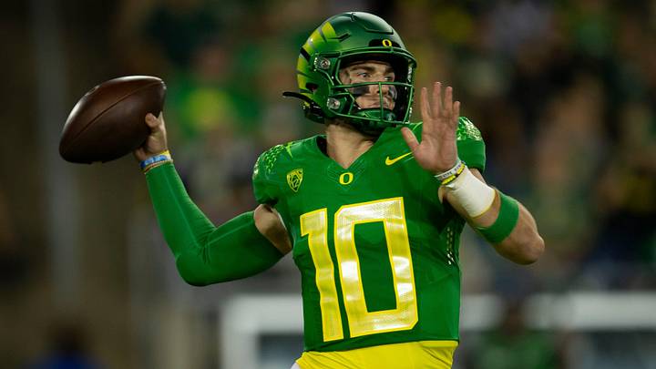  At Auburn Bo Nix was a 59 percent passer. At Oregon he set a national record for accuracy and developed into a first round draft pick.
