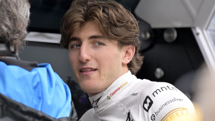 Jun 7, 2024; Montreal, Quebec, CAN; Australia  BWT Alpine driver Jack Doohan (AUS) in the pit lane during the practice session at Circuit Gilles Villeneuve. Mandatory Credit: Eric Bolte-USA TODAY Sports