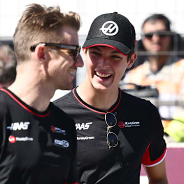 Nico Hulkenberg & Oliver Bearman, MoneyGram Haas F1 Team, Sunday at the Azerbaijan Grand Prix