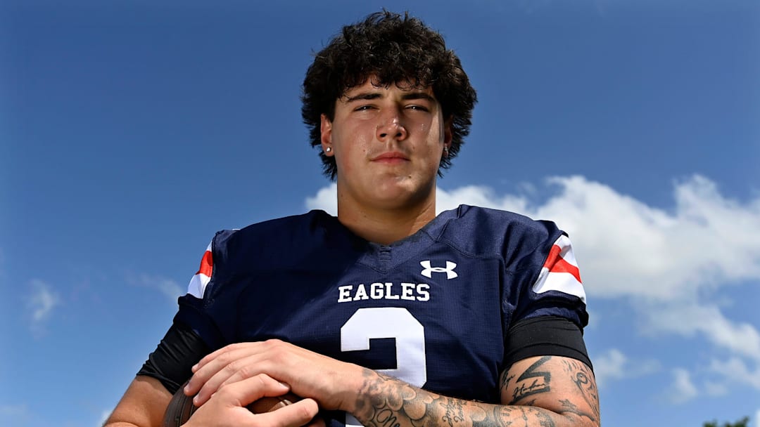 Dandy Dozen top football recruit selection for 2025 TSSAA season, Nashville Christian quarterback Jared Curtis Wednesday, June 19, 2025, in Nashville, Tenn. Dandy Dozen top football recruit selection for 2025 TSSAA season, Nashville Christian quarterback Jared Curtis Wednesday, June 19, 2025, in Nashville, Tenn.