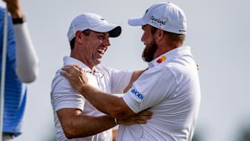 Rory McIlroy and Shane Lowry were all smiles after winning last year at the Zurich Classic of New Orleans.