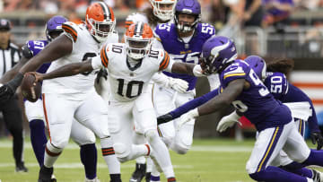 Cleveland Browns quarterback Tyler Huntley