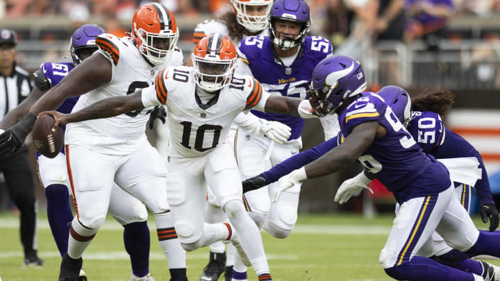 Cleveland Browns quarterback Tyler Huntley