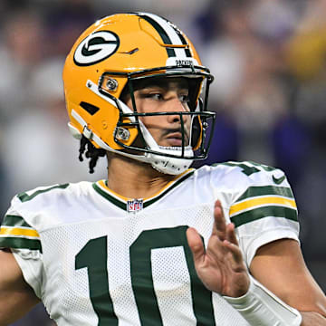 Green Bay Packers quarterback Jordan Love 