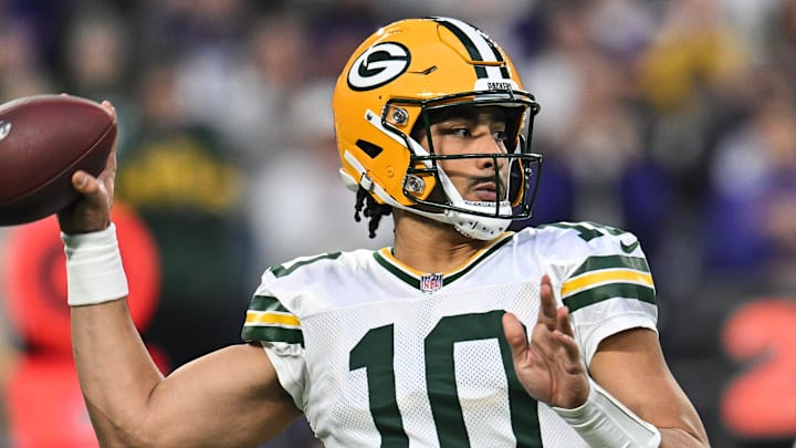 Green Bay Packers quarterback Jordan Love 