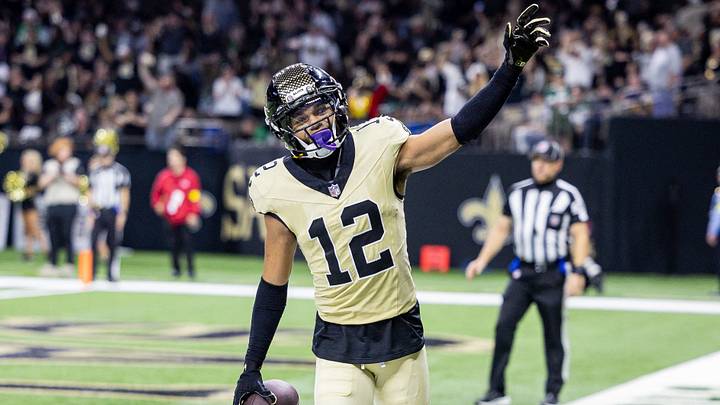 New Orleans Saints wide receiver Chris Olave 