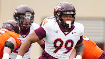 Emmett Laws is one of many new or newer faces who'll take the field for the Hokies this year