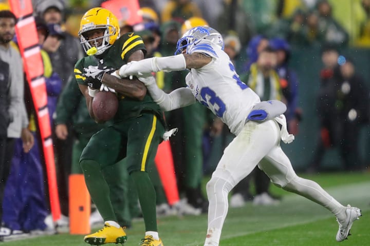 Green Bay Packers wide receiver Dontayvion Wicks.